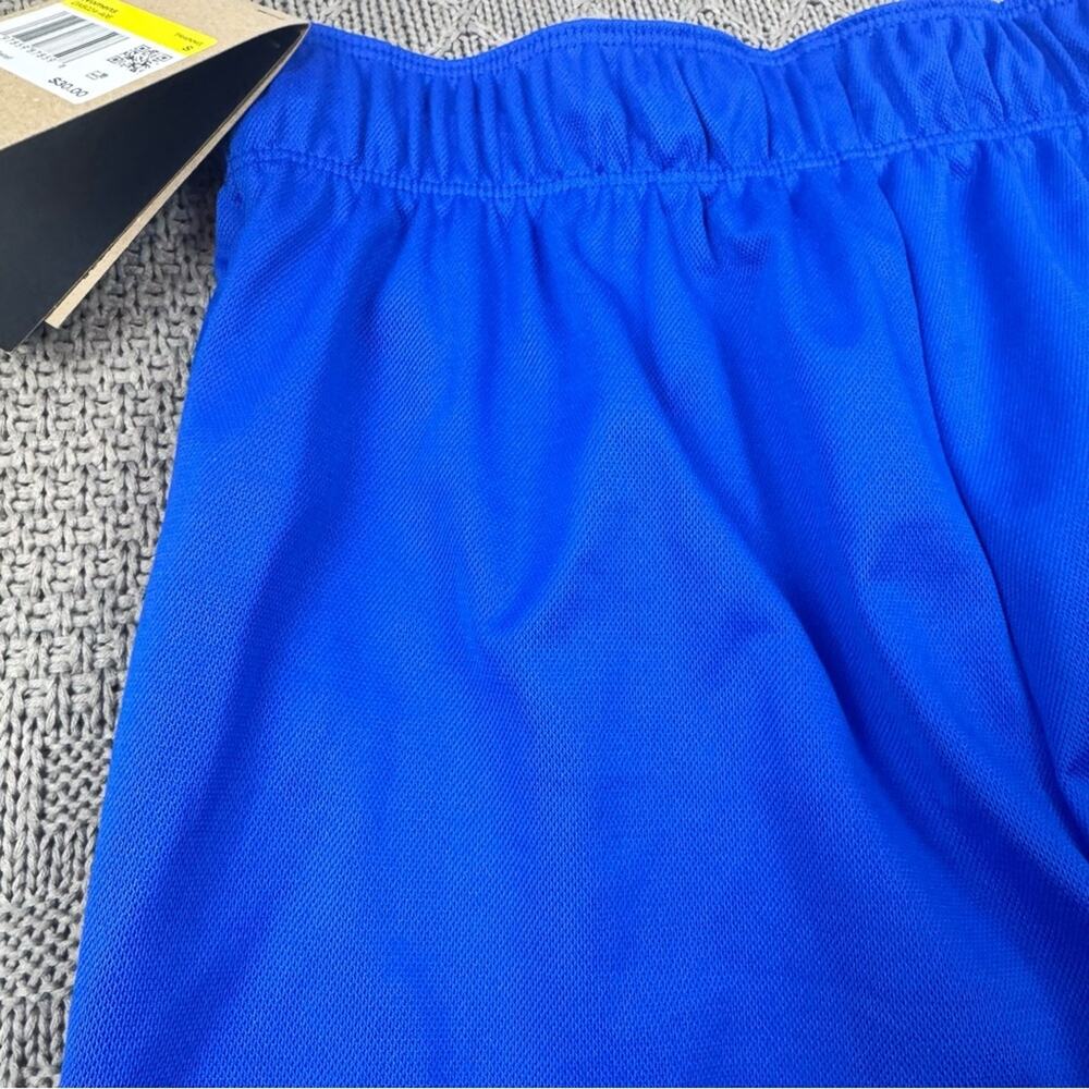 Nike Women's Attack Dri-FIT Fitness Mid-Rise 5" Unlined Shorts Royal Blue Small - Picture 10 of 12